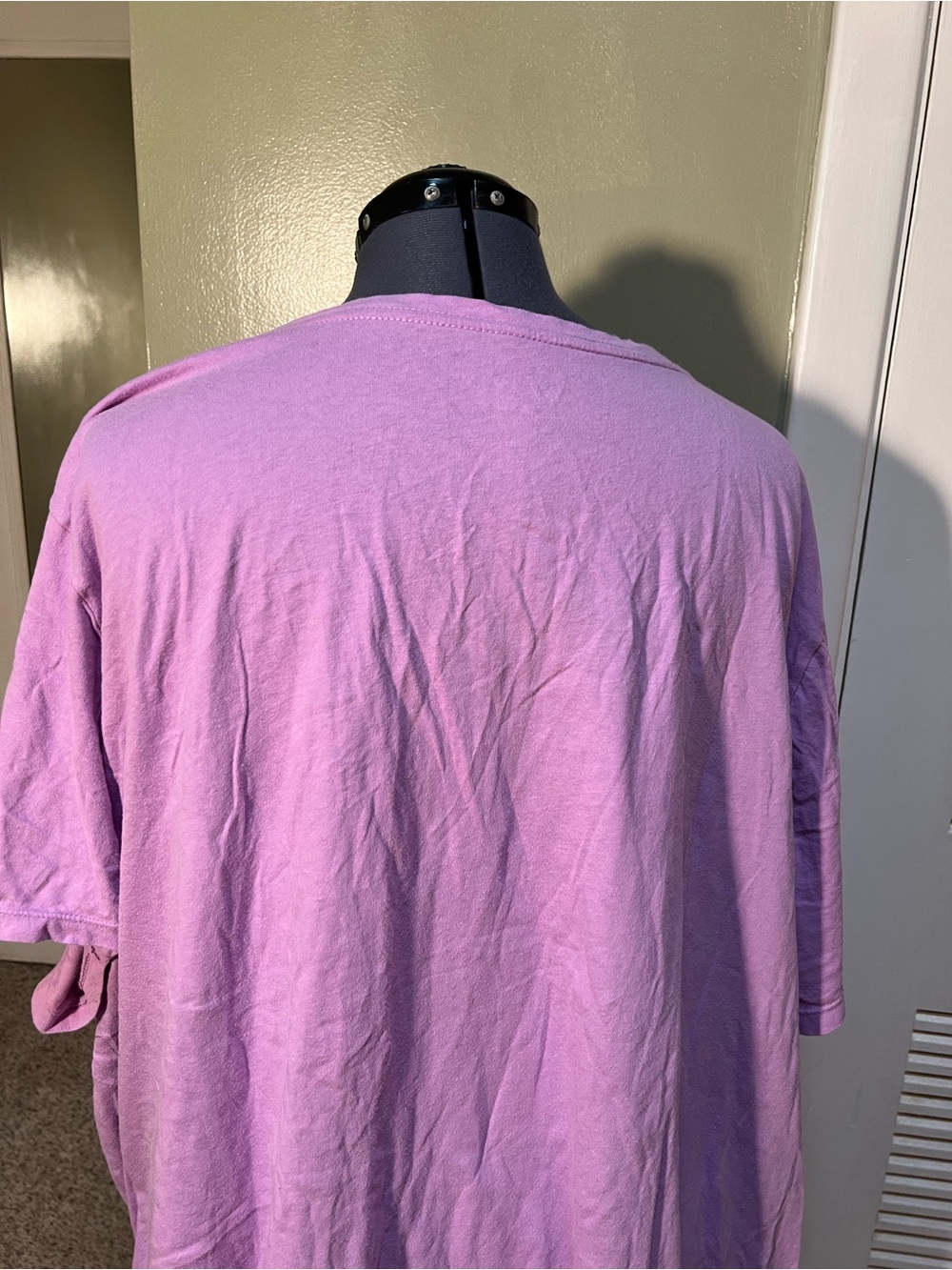 Ava & Viv Women’s Plus Size 4X V-Neck T-Shirt Short Sleeve Light Purple Lavender - Picture 6 of 9